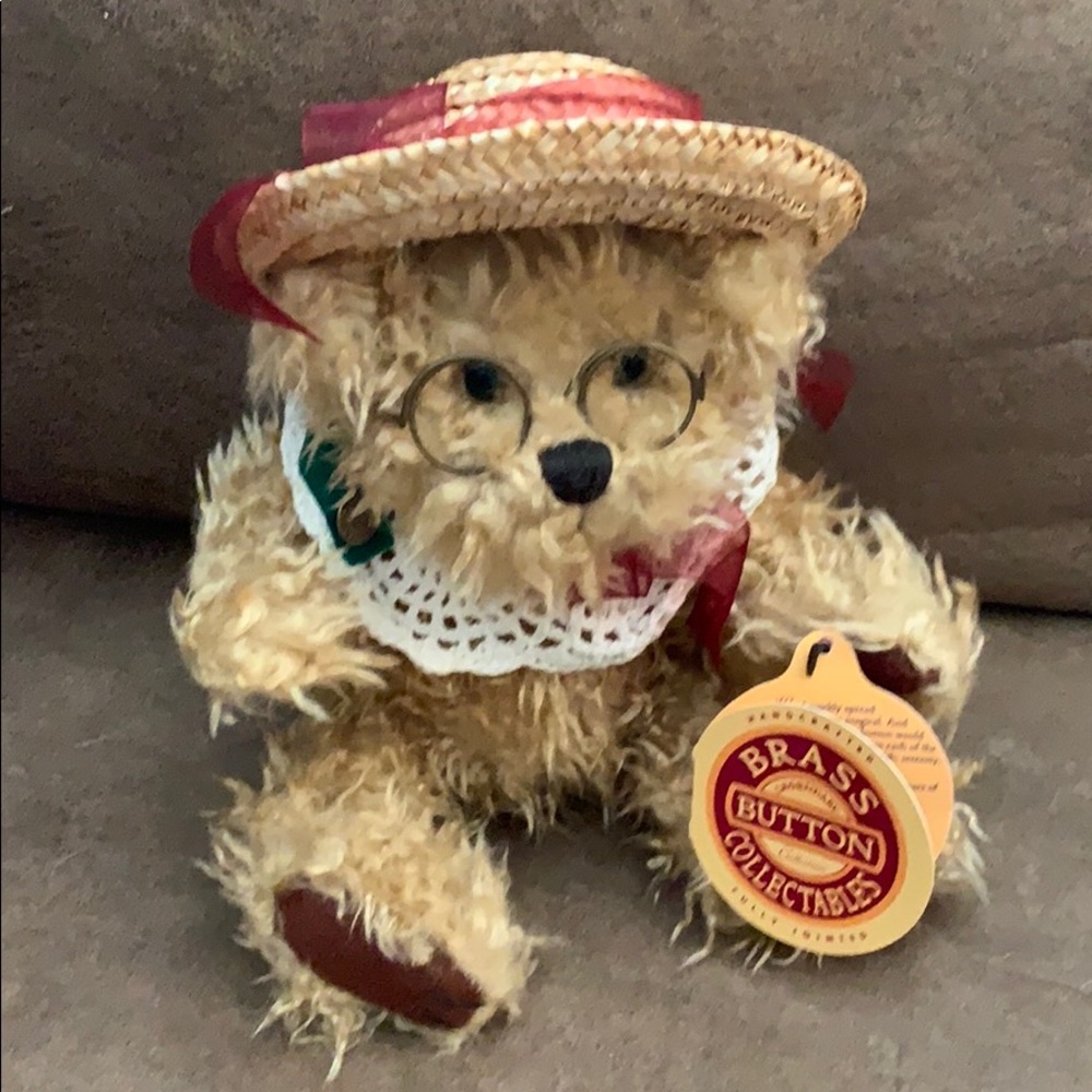 Brass Button Collectable Bear